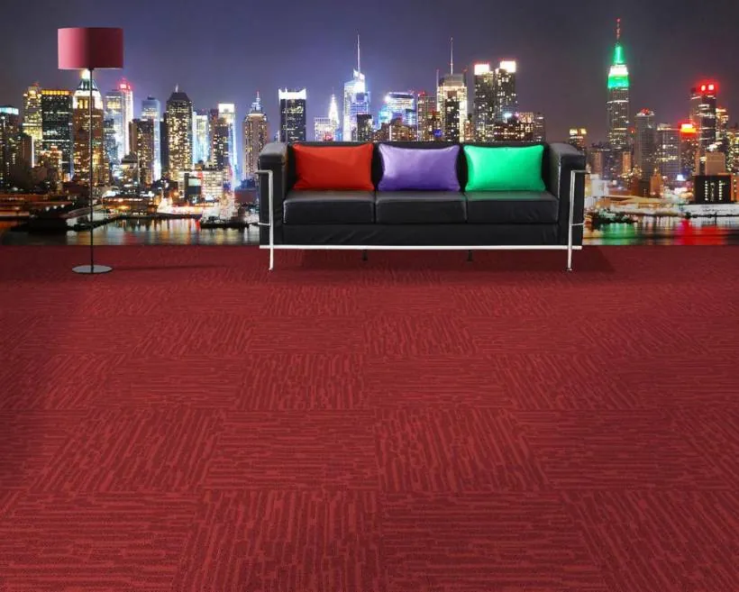 Alfombra modular Vulcan 724, 100% nylon de 750 g/m² con backing Stableshield