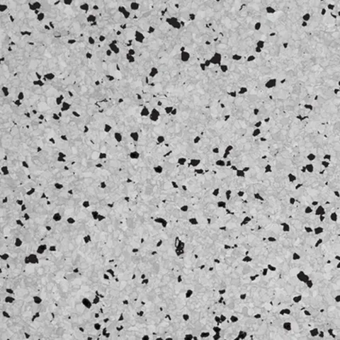 Muestra de piso vinílico en rollo Conductive White, referencia 3501, 2 mm de espesor