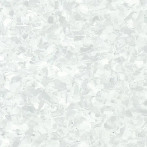 Muestra de piso vinílico en rollo Cool White, referencia 53271, 2 mm de espesor